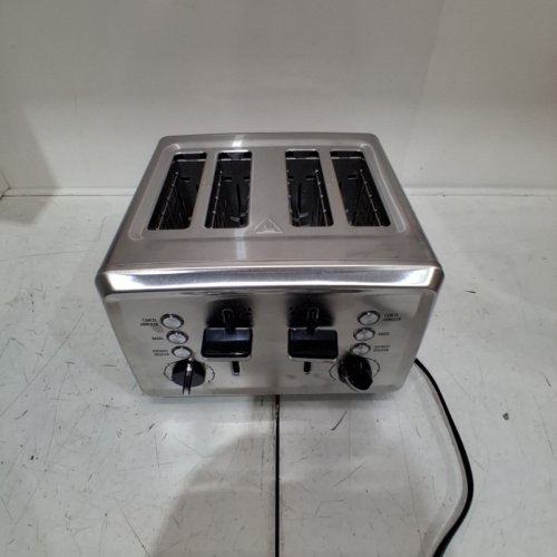 HAMILTON BEACH WIDE-SLOT TOASTER - 4 SLICE - STAINLESS STEEL (MODEL: 24794C) image 3