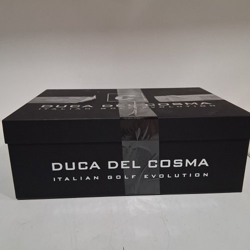 WOMEN'S DUCA DEL COSMA OLIVERA 2 GOLF SHOES- SIZE 9.5 - WHITE / BLACK (STYLE: DCG250038) image 9
