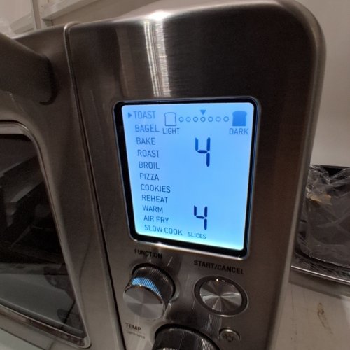 BREVILLE THE SMART OVEN AIR FRYER - 0.8 CU. FT - BRUSHED STAINLESS STEEL (MODEL: B0V860 BSSUSC) image 2