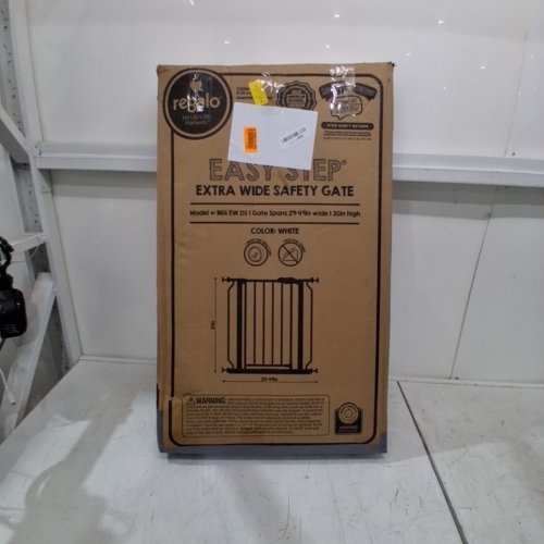 REGALO EASY STEP EXTRA WIDE BABY GATE - 30" X 29"-49" - WHITE (MODEL: 1164 EW DS) image 4