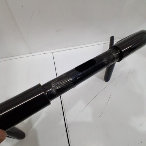 MOFUN APE HANGER BAGGER MOTORCYCLE HANDLEBAR - 12" RISE - 1-1/4" - BLACK image 3