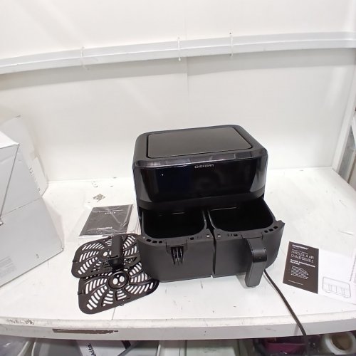 CHEFMAN DIGITAL TOUCH CONTROL DUAL BASKET AIR FRYER - 9QT (4.5QT/EACH) - BLACK (MODEL: RJ38-SQPF-45TDB-AM) image 3