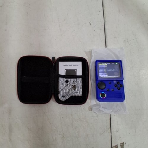 R36T RETRO TV STYLE GAMING HANDHELD WITH 18543 GAMES - 64GB - RGB LIGHT - BLUE image 5