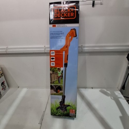 BLACK+DECKER STRING TRIMMER/EDGER - 10" - 20V - BLACK/ORANGE (MODEL: LST201) image 7