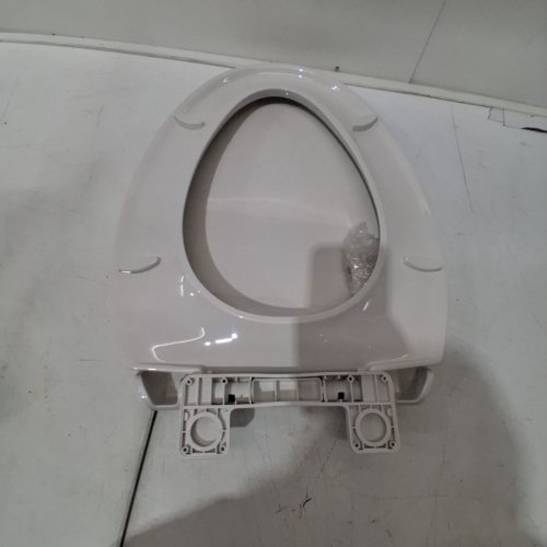 GARVEE ELONGATED TOILET SEAT QUICK RELEASE HINGES SLOW CLOSE - 17" - WHITE- (MODEL: 75YMQ) image 2