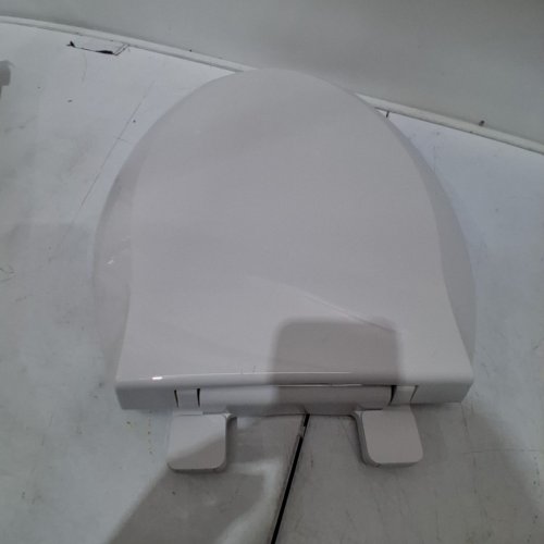 GARVEE ELONGATED TOILET SEAT QUICK RELEASE HINGES SLOW CLOSE - 17" - WHITE- (MODEL: 75YMQ) image 3