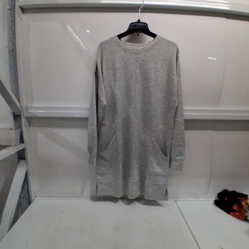 WOMENS GEORGE SCUBA DRESS - LARGE - GRAY (STYLE: GRS69091LDM) image 2