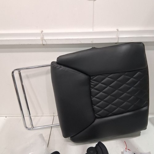 AMSEATEC LEATHER RECLINING OFFICE GAMING CHAIR WITH FOOT REST - BLACK (MODEL: 5067-1) image 9