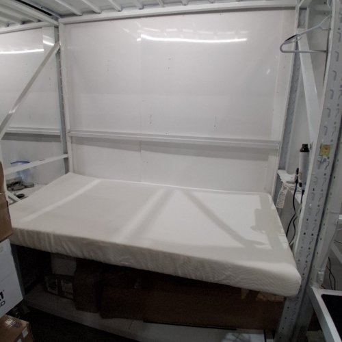 5" MEMORY FOAM MATTRESS WITH REMOVEABLE COVER - TWIN - WHITE image 2