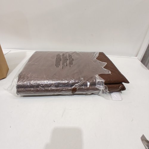 STANSPORT MULTI-PURPOSE LIGHT DUTY RIP STOP TARP - 10FT X 12FT - DARK BROWN image 2