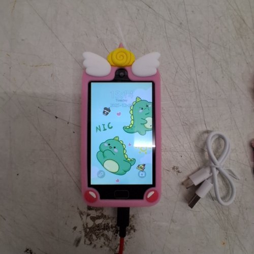 KIDS SMARTYTOYS SMART PHONE TOY WITH CAMERA - 1080P - 48MP - 4" - PINK/UNICORN (MODEL: P1 MAX) image 2