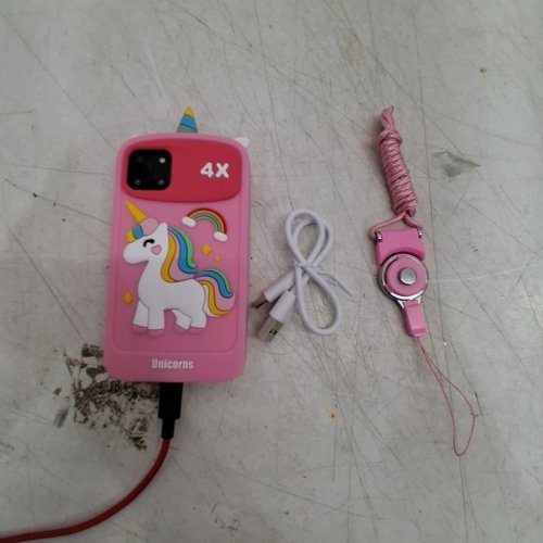 KIDS SMARTYTOYS SMART PHONE TOY WITH CAMERA - 1080P - 48MP - 4" - PINK/UNICORN (MODEL: P1 MAX) image 5