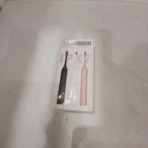 7PC ELECTRIC TOOTHBRUSH WITH 5 REPLACEMENT BRUSH HEADS - WHITE - (MODEL X-3) image 4