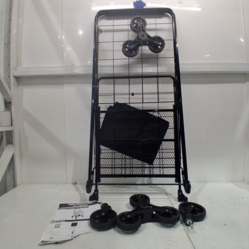 UTILITY STAIR CLIMBING SHOPPING CART - BLACK (MODEL: TH110211-BLACK) image 2