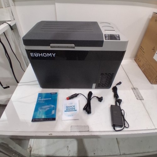EUHOMY CAR ELECTRIC REFRIGERATOR COOLER WITH APP CONTROL - 30QT - 12V - BLACK/GREY (model: J30) image 4