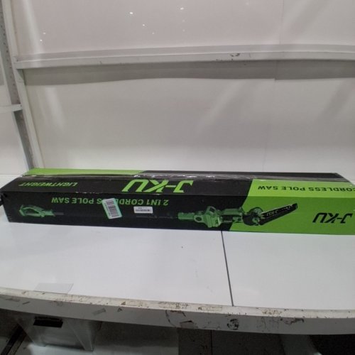 J-KU 2 IN 1 CORDLESS POLE SAW - 6" CHAIN - GREEN / BLACK (MODEL: DL25) image 4