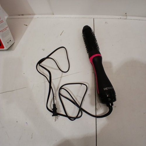 REVLON ONE-STEP ROOT-BOOSTER ROUND DRYER & STYLER BRUSH - 1.5" - BLACK/PINK (MODEL: RVDR5292F) image 3