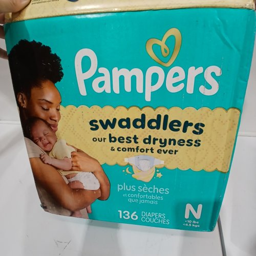 129PK PAMPERS SWADDLERS DIAPERS FOR NEWBORN image 2