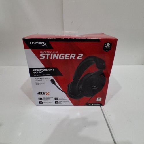 HYPERX CLOUD STINGER 2 WIRED GAMING HEADSET - BLACK (MODEL: CS007) image 2
