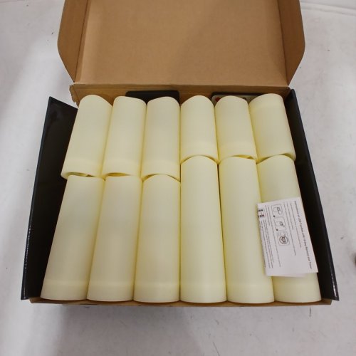12PK DI CANDLES OUTDOOR FLAMELESS LED CANDLES - WHITE image 2