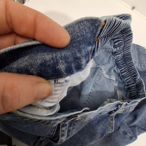 WOMEN'S 7/8 DENIM JEANS - EXTRA LARGE - BLUE image 2