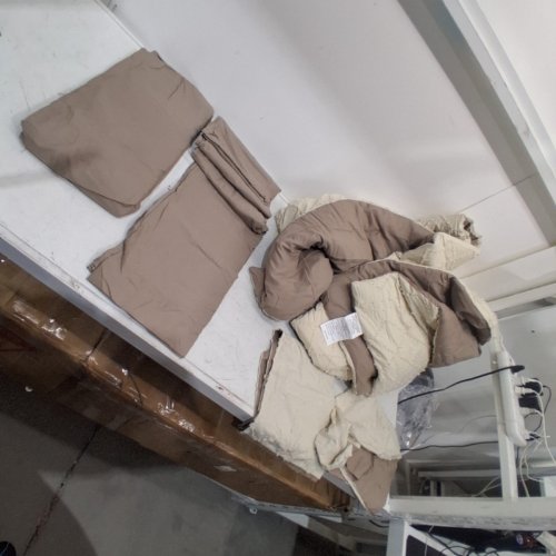 JEAREY MICROFIBER COMFORTER BEDDING SET - QUEEN - BEIGE (MODEL: 6644301/JE-JHZS-BE-Q) image 4