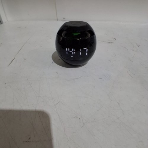 PORTABLE BLUETOOTH LED ALARM CLOCK WITH WIRELESS SPEAKER AND FM RADIO - WHITE (MODEL: G-90S) image 2