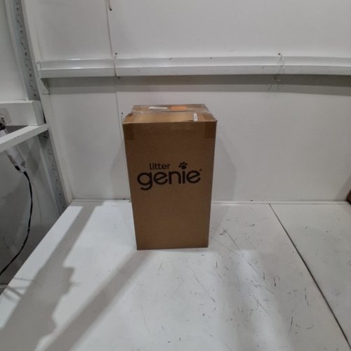 LITTER GENIE PLATINUM PAIL STYLE CAT LITTER WASTE DISPOSAL SYSTEM - WHITE/GREY image 4