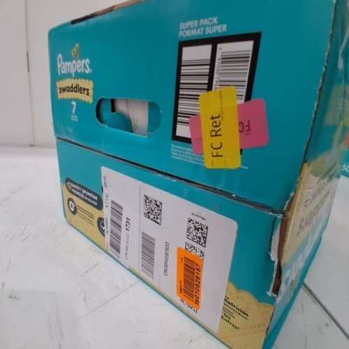 44PK PAMPERS SWADDLERS DISPOSABLE DIAPERS - SIZE 7 (41LBS+) image 3