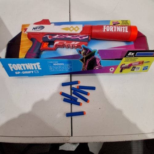9PC NERF FORTNITE SP-DRIFT OG DART BLASTER - RED/WHITE/BLUE (MODEL: G3429221) image 2