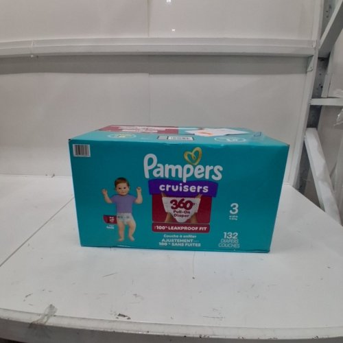 132PK PAMPERS CRUISERS 360 FIT GAP-FREE DIAPERS - SIZE 3 (16-28LBS) image 2