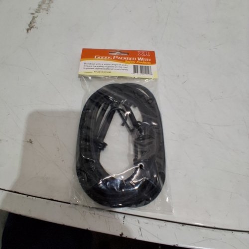 3PK BUNGEE CORDS - .25" THICK - BLACK image 2