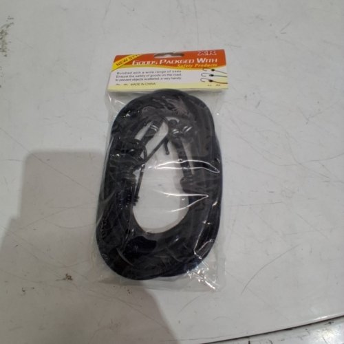 3PK BUNGEE CORDS - .25" THICK - BLACK image 3