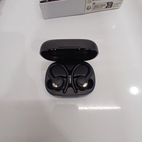 JESEBANG SPORT BLUETOOTH WIRELESS EARBUDS WITH LED DISPLAY - BLACK (MODEL: YT18) image 2