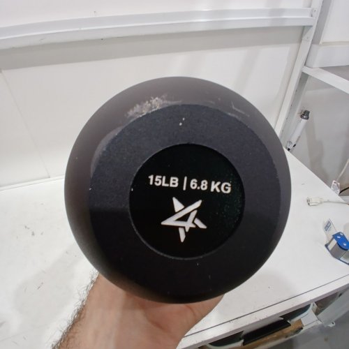 YES4ALL STEEL MACEBELL FOR FITNESS TRAINING - 15LB - BLACK image 3