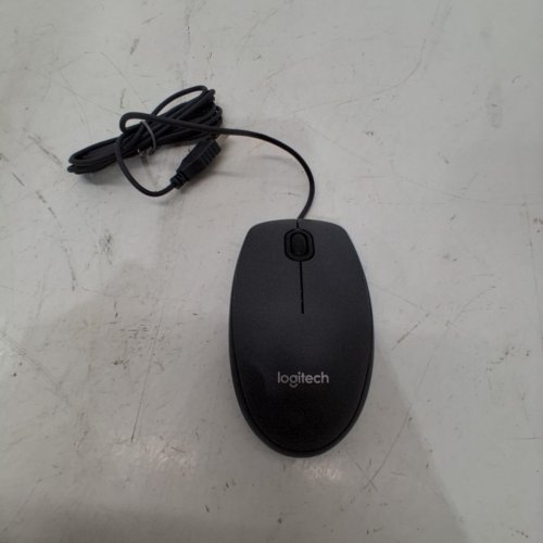 LOGITECH M100 FULL SIZE CORDED MOUSE - BLACK (MODEL: M-U0026) image 3