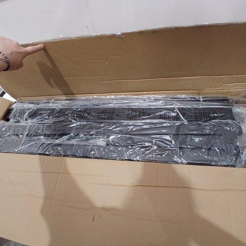 DUMMUP HEAVY DUTY METAL PLATFORM NO BOX SPRING NEEDED BED FRAME - KING - 16" HIGH - BLACK (MODEL: YC-003-K) image 2