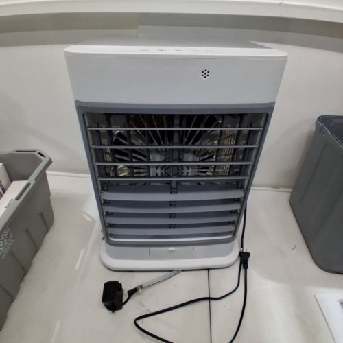 PORTABLE AIR COOLER WITH WATER TANK EVAPORATIVE COOLING - 8L - WHITE/GREY (MODEL: ZWN-112) image 7