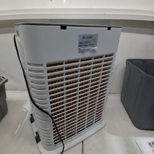 PORTABLE AIR COOLER WITH WATER TANK EVAPORATIVE COOLING - 8L - WHITE/GREY (MODEL: ZWN-112) image 9