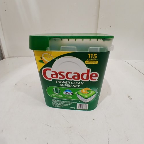 115PK CASCADE POWER CLEAN DISHWASHER DETERGENT - LEMON SCENT - 1.82KG image 2