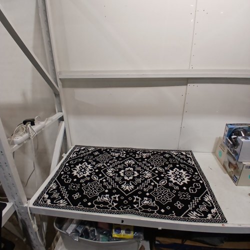 SADIE ACCENT NON-SLIP MAT -45" X 30" - BLACK/CREAM (MODEL:1992776) image 2