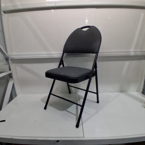 STAR ELITE PADDED FOLDING CHAIR - GREY (MODEL: 1731062) image 2