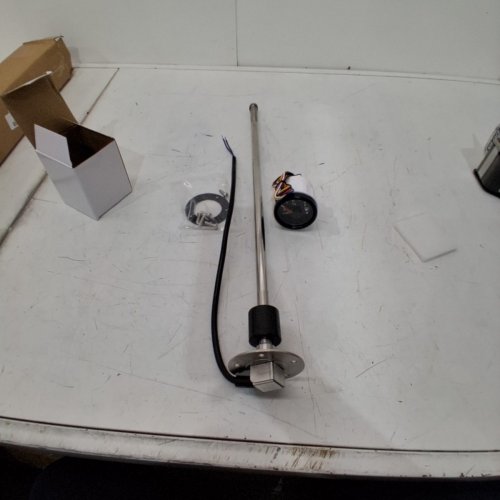 INFINAUTO FUEL SENDING UNIT AND GAUGE KIT FOR BOAT/CAR/RV - 500MM/19.7" - SILVER image 2