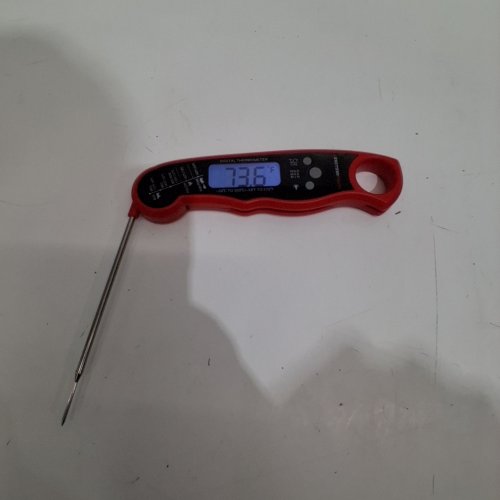 ALPHA GRILLERS INSTANT READ DIGITAL THERMOMETER - RED (MODEL: UM3112) image 2