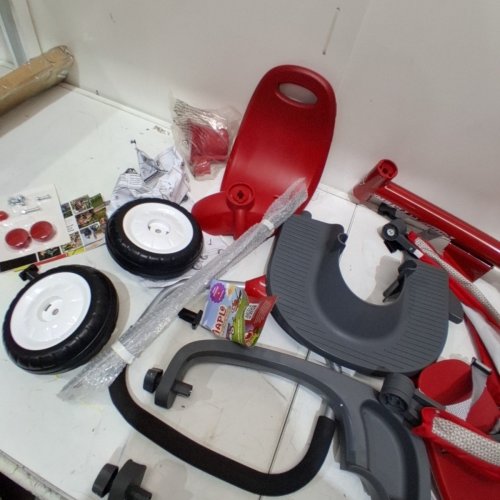 RADIOFLYER 4-IN-1 STROLL 'N TRIKE TODDLER TRICYCLE - AGES 12+ MONTHS - RED (MODEL: 481TA) image 3