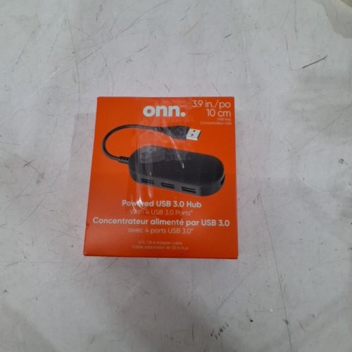 ONN USB 3.0 HUB WITH 4 USB 3.0 PORTS & 3.9 IN. CONNECTOR- BLACK image 4
