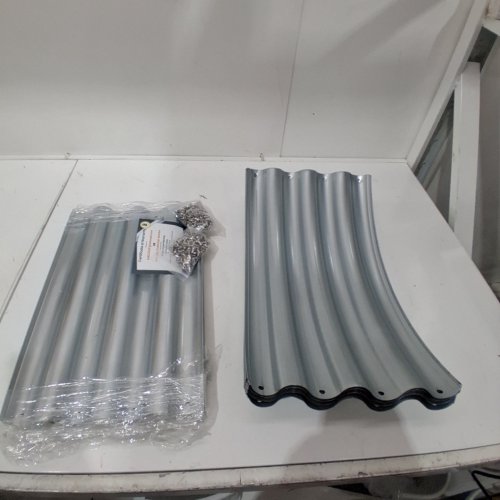 2PK COATTOA GALVANIZED RAISED GARDEN BED WITH METAL PLANT STAKES - 4FT X 33" X 11" - GALVANIZED STEEL image 2