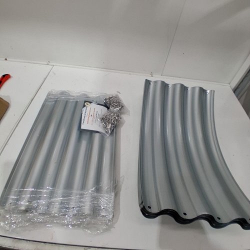 2PK COATTOA GALVANIZED RAISED GARDEN BED WITH METAL PLANT STAKES - 4FT X 33" X 11" - GALVANIZED STEEL image 4