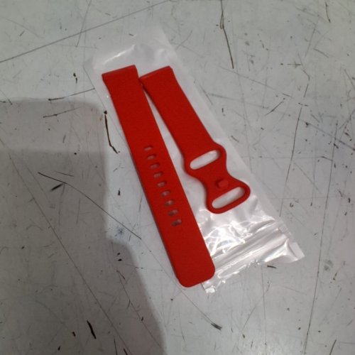 MYKOMI SOFT SILICONE BAND WATCH BAND - FOR FITBIT MODELS - RED (MODEL : 00938114480657) image 2
