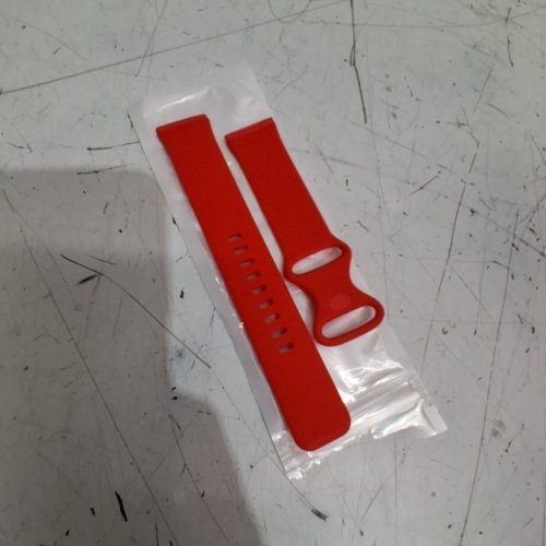 MYKOMI SOFT SILICONE BAND WATCH BAND - FOR FITBIT MODELS - RED (MODEL : 00938114480657) image 3